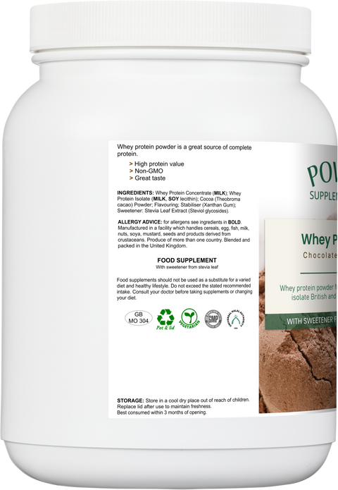 Whey Protein (Chocolate) - 600g / 27 Servings