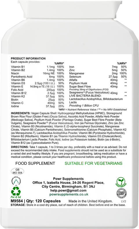 Multivitamin - 120 Capsules / Servings