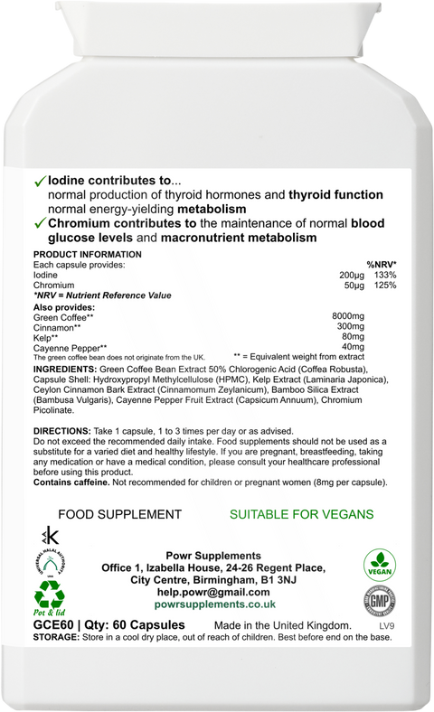 Greens Coffee - 60 Capsules / Servings