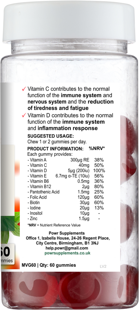 Multivitamin (Strawberry) - 60 Gummies / Servings