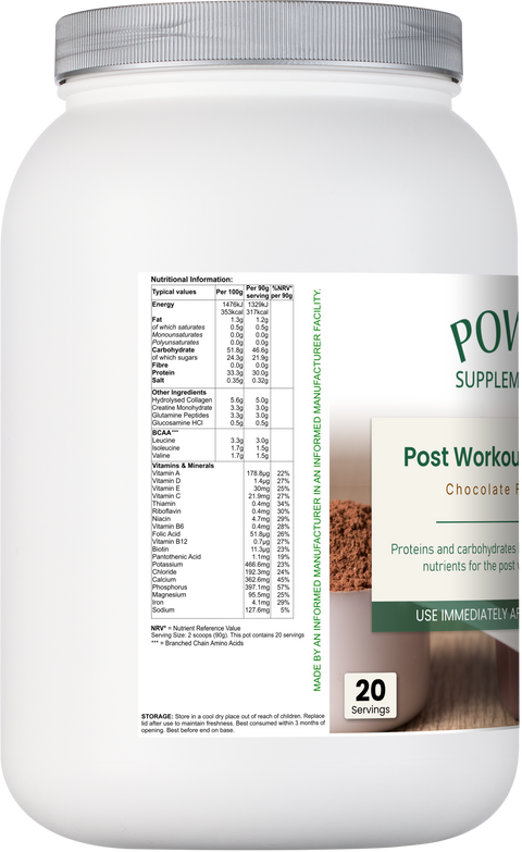Post Workout Protein (Chocolate) - 1.8kg