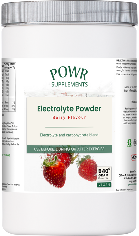 Electrolyte Powder (Berry) - 540g / 45 Servings