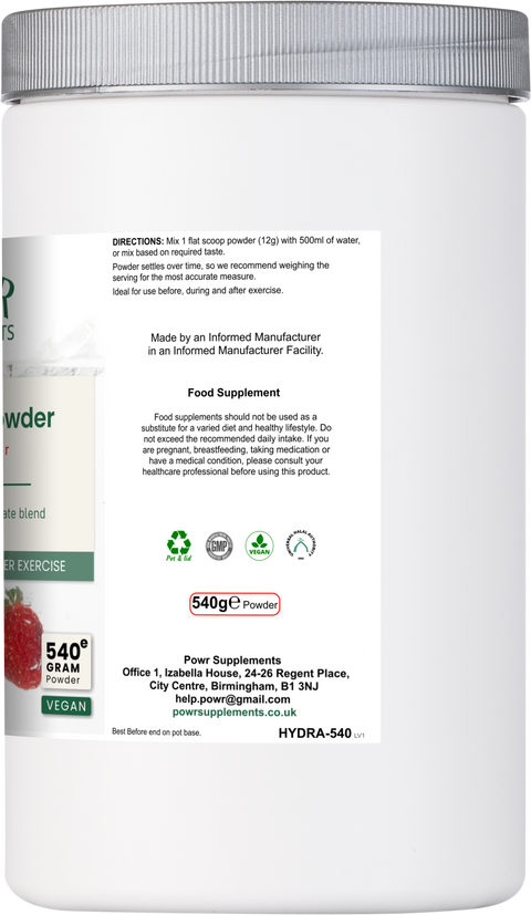 Electrolyte Powder (Berry) - 540g / 45 Servings
