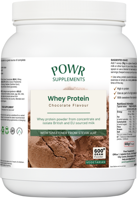 Whey Protein (Chocolate) - 600g / 27 Servings